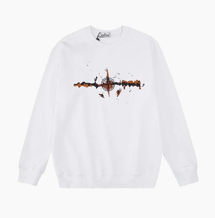 Stone Island Soundwave Print Black Hoodie product detail 3 in Litbuy spreadsheet finds