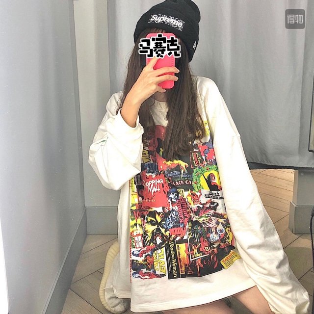 supreme Beanie腰果花冷帽男女情侣款针织毛线帽带Logo保暖针织帽