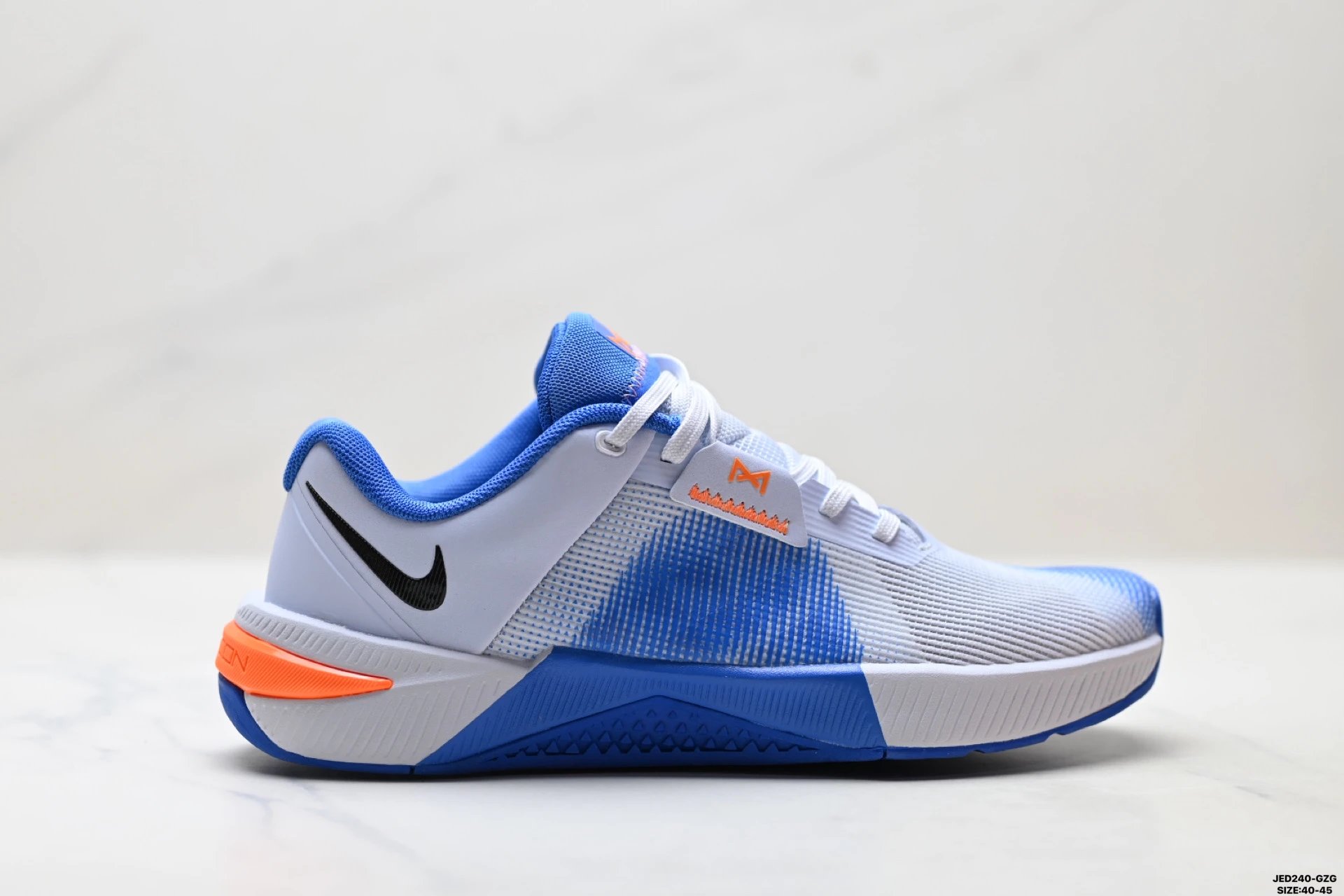 White Blue Orange