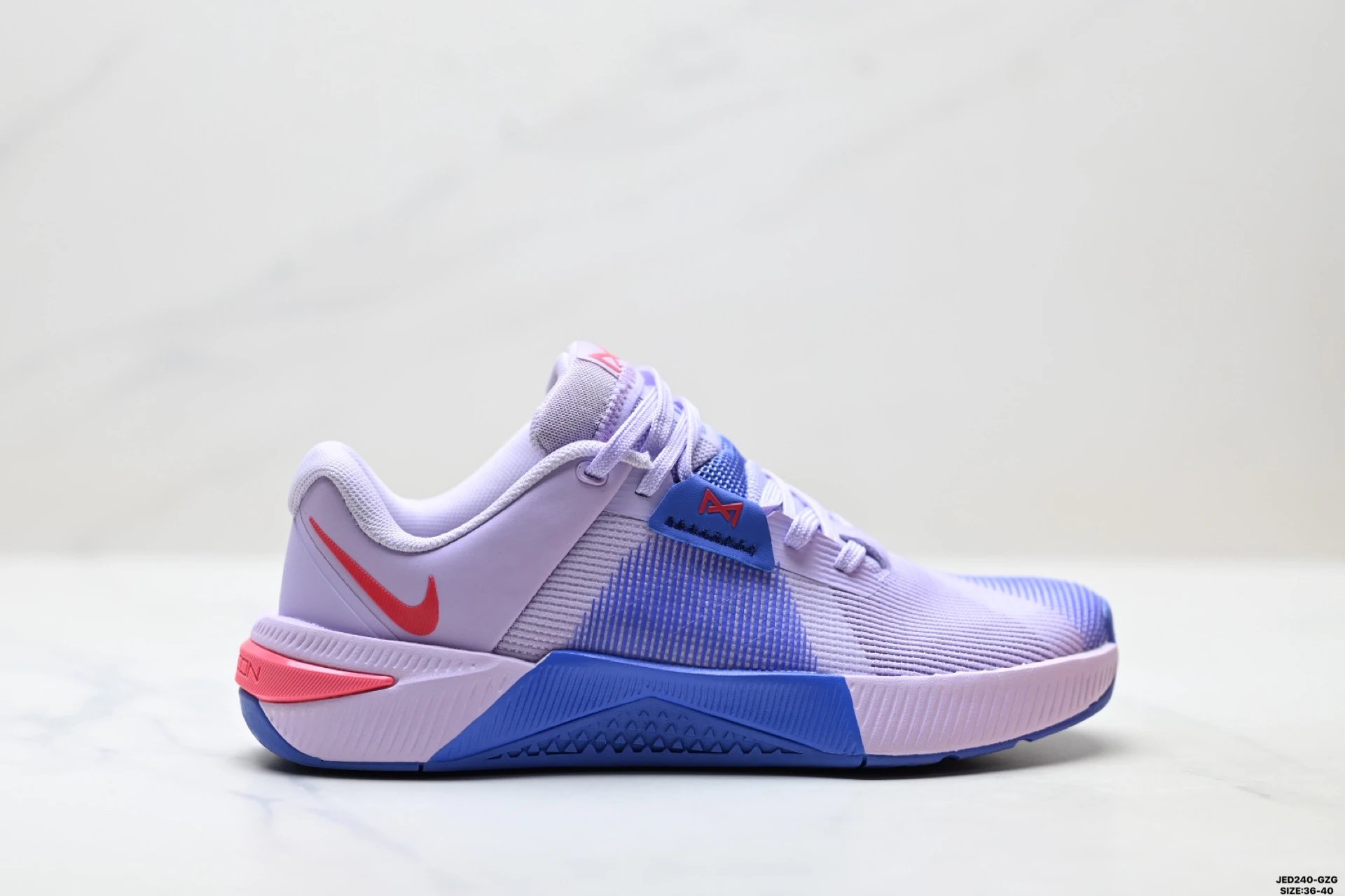 M Purple Blue Red