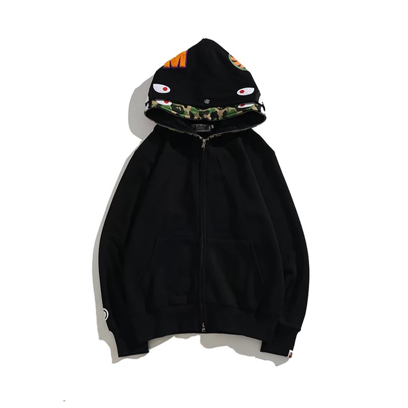 AAPE Hoodies & Sweatshirts Shark-face full-zip hoodie image 2