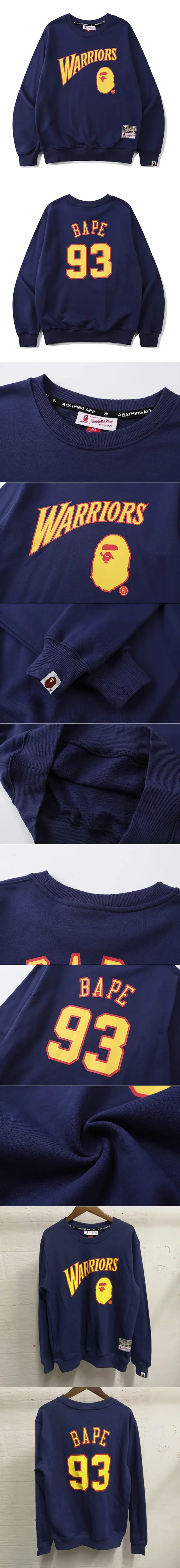 A Bathing Ape Hoodies & Sweatshirts NBA Team Graphic Crewneck Sweatshirt product detail image 3