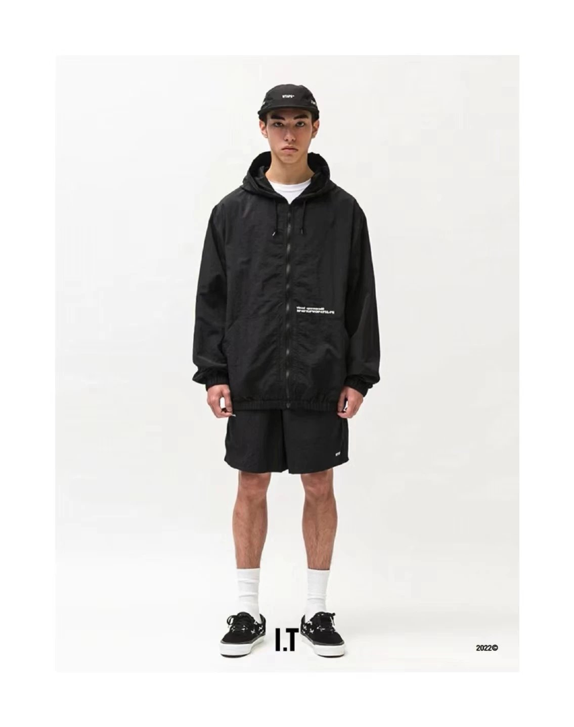 WTAPS SHADOW JACKET NYLON TAFFETA 22秋冬新款街头轻军事连帽风衣外套