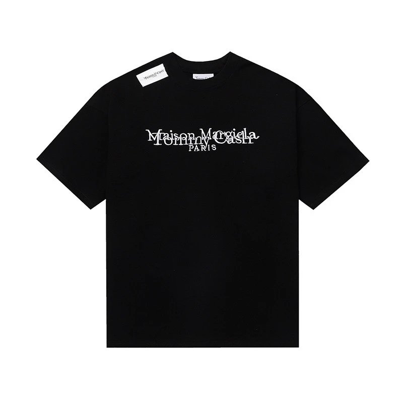 Black co branded embroidery