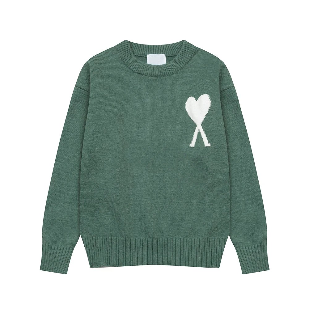 Gray-green white heart SKU image