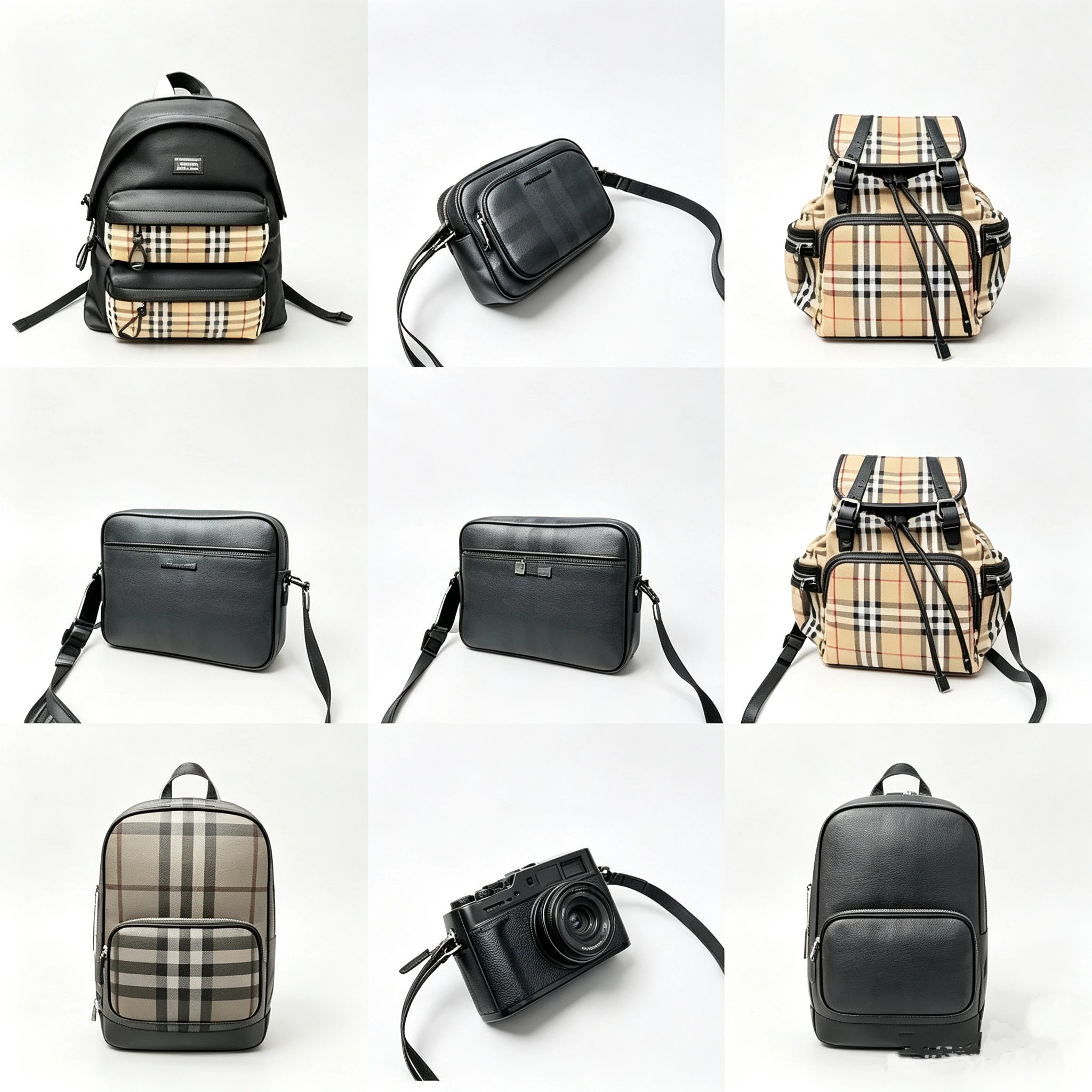 Burberry Crossbody Bags Check-pattern zip bag product image