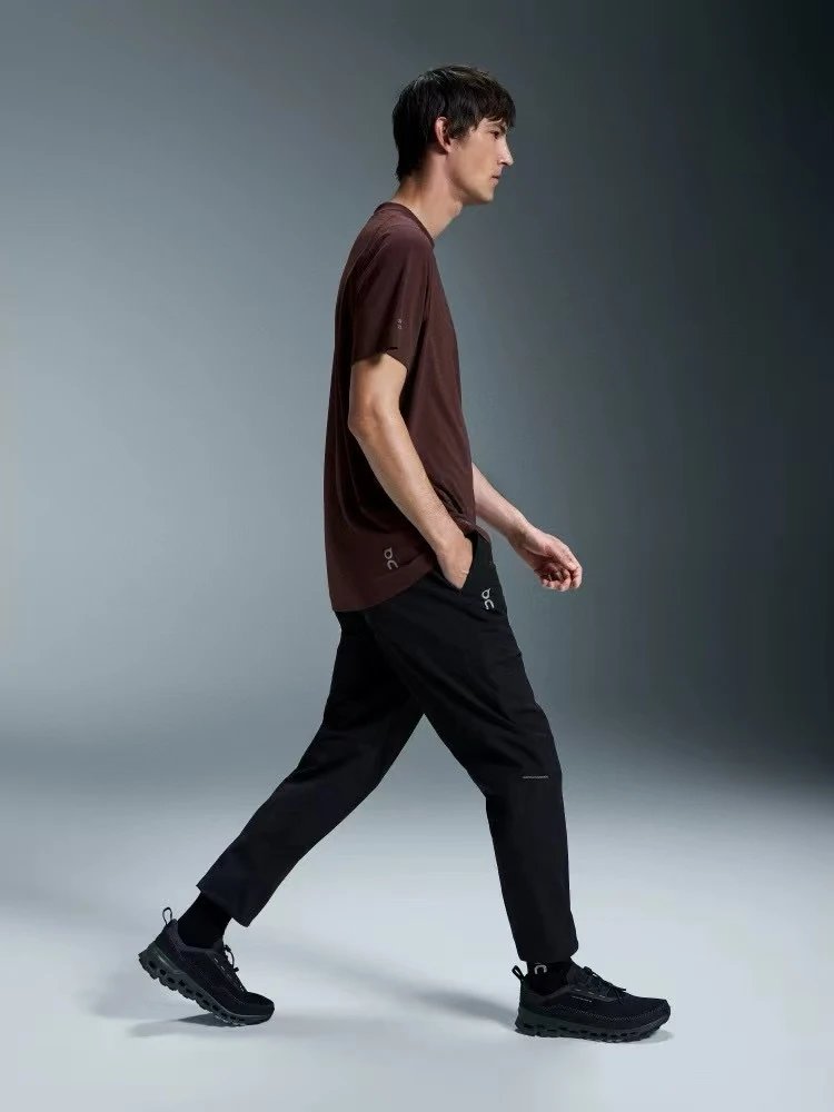 On Running Trail Pants Light Gray Pants - 3