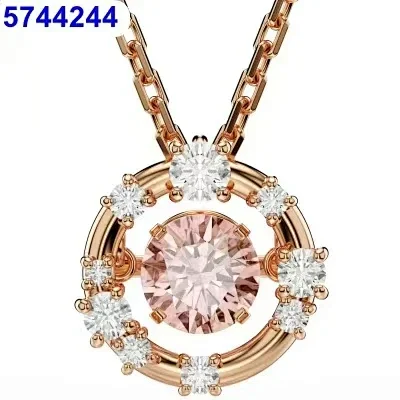Swarovski Jewelry Crystal Halo Link Necklace product detail image 20