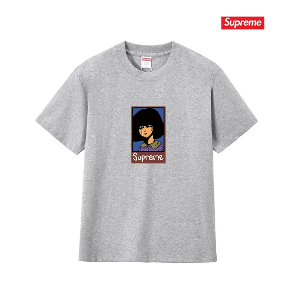 Supreme Pixel Art Graphic T-Shirt Navy - 8