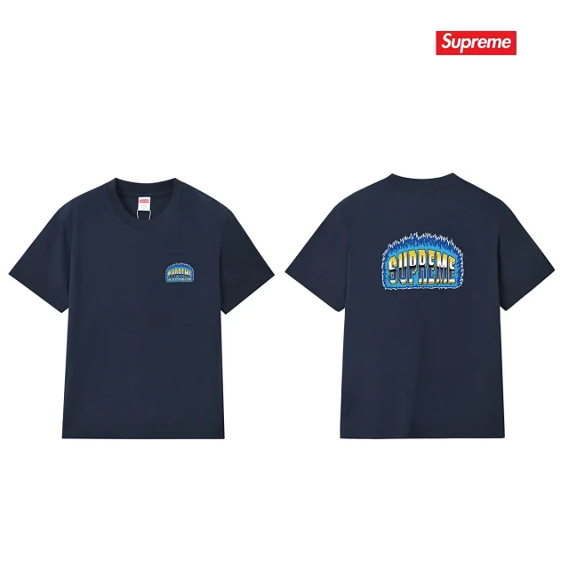 Supreme T-Shirts Flame Logo Graphic product detail image 12