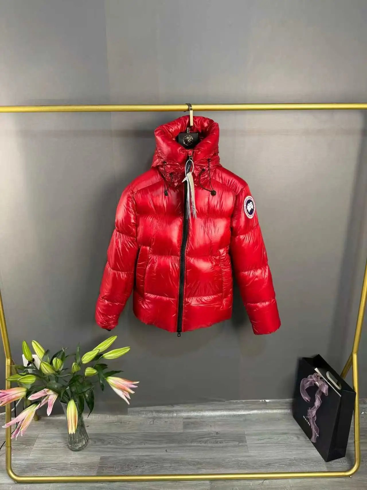 Canada Goose Down Jackets Quilted puffer jacket with Arctic Program sleeve patch — 29