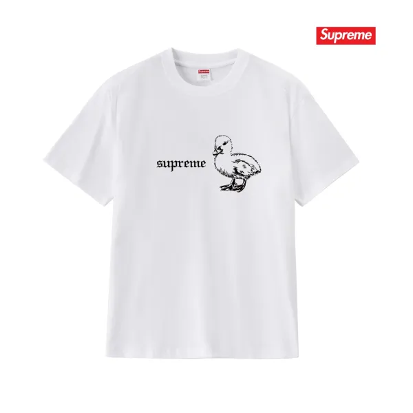 Supreme Duck Graphic T-Shirt Heather Gray - 5
