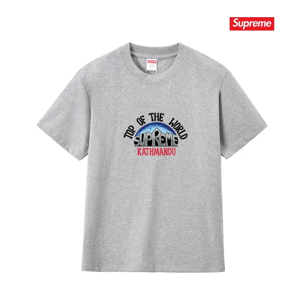 Supreme Top of the World Kathmandu T-Shirt Gray - 6