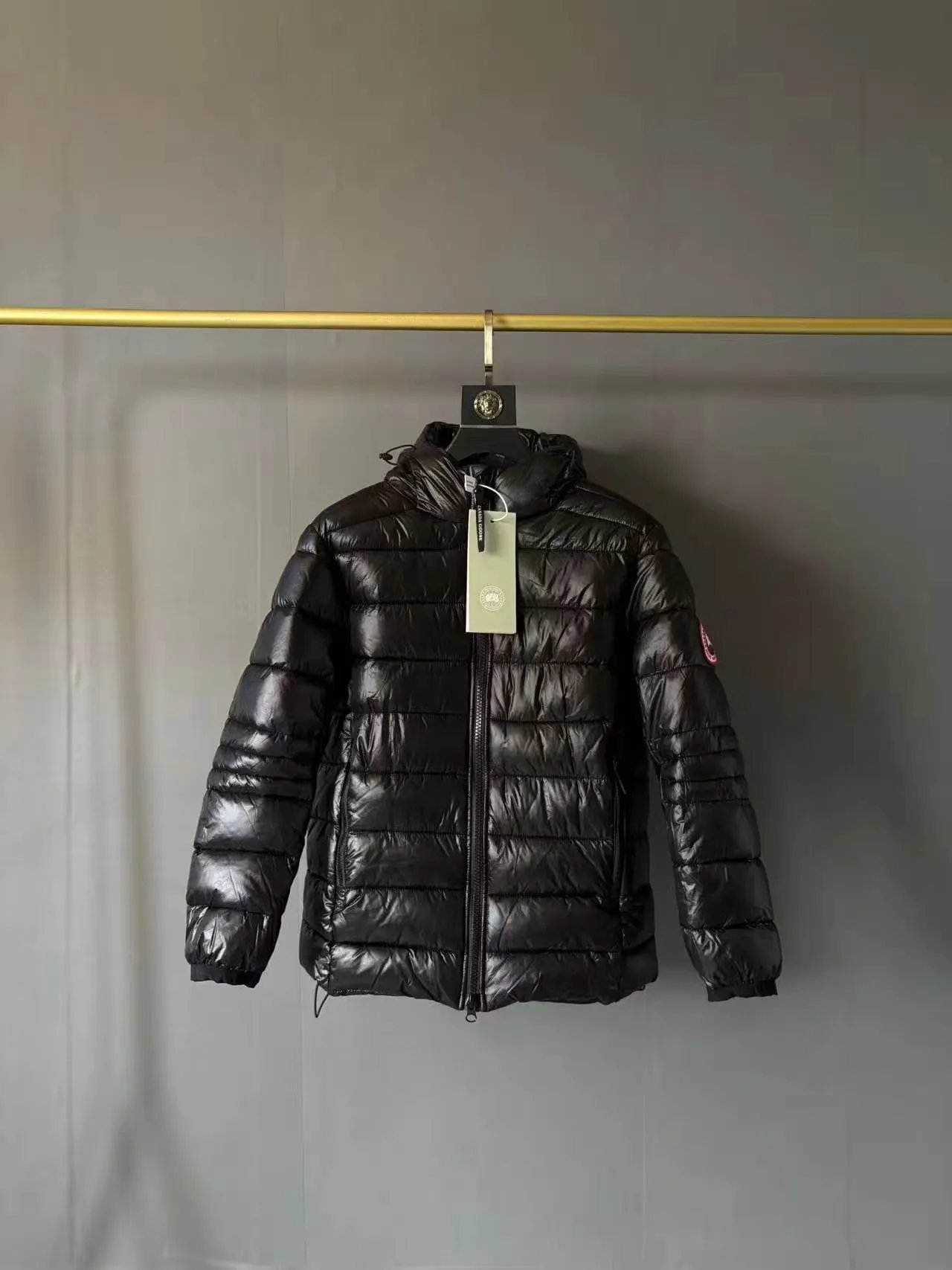 Canada Goose Down Jackets Quilted puffer jacket with Arctic Program sleeve patch — 24