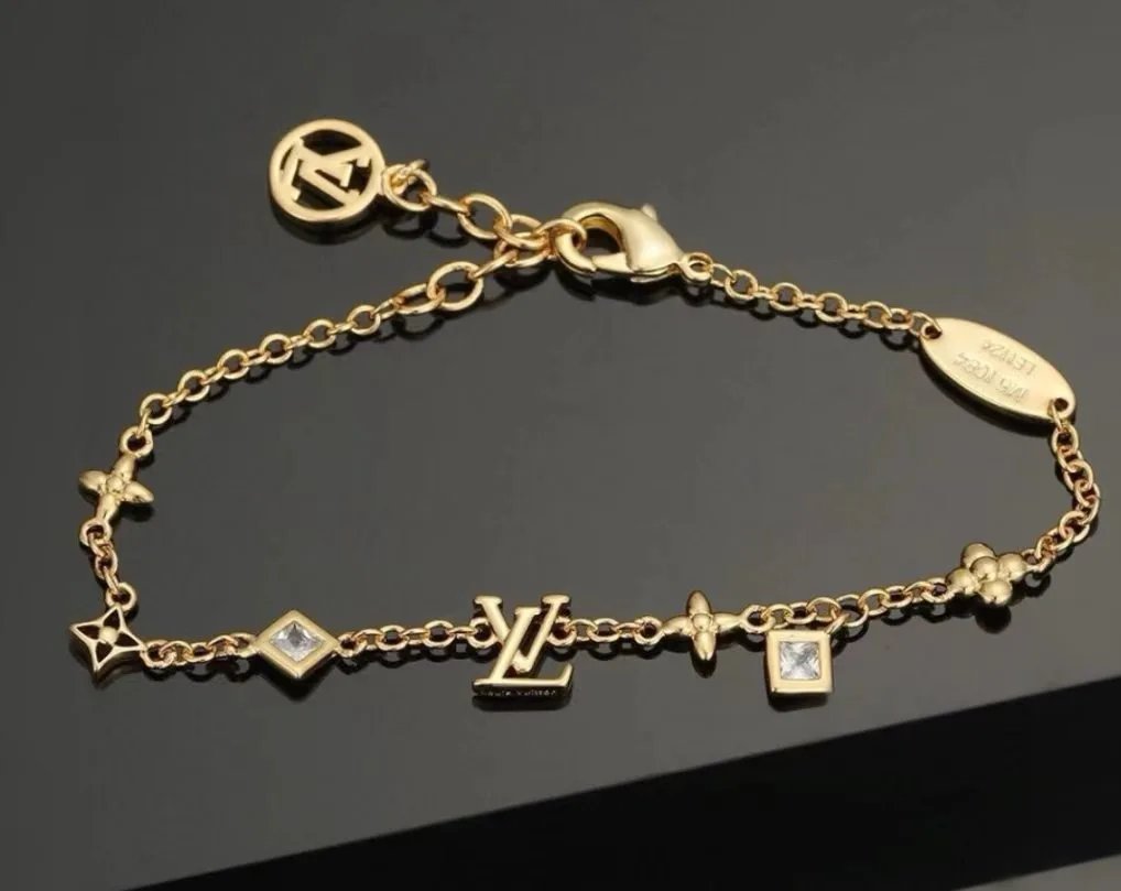 Louis Vuitton Jewelry Monogram Charm Bracelet — 20