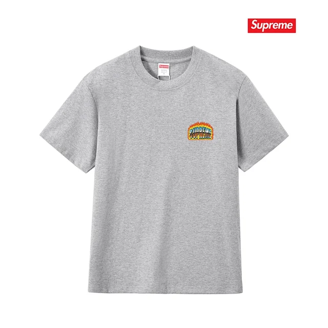 Supreme T-Shirts Flame Logo Graphic product detail image 5