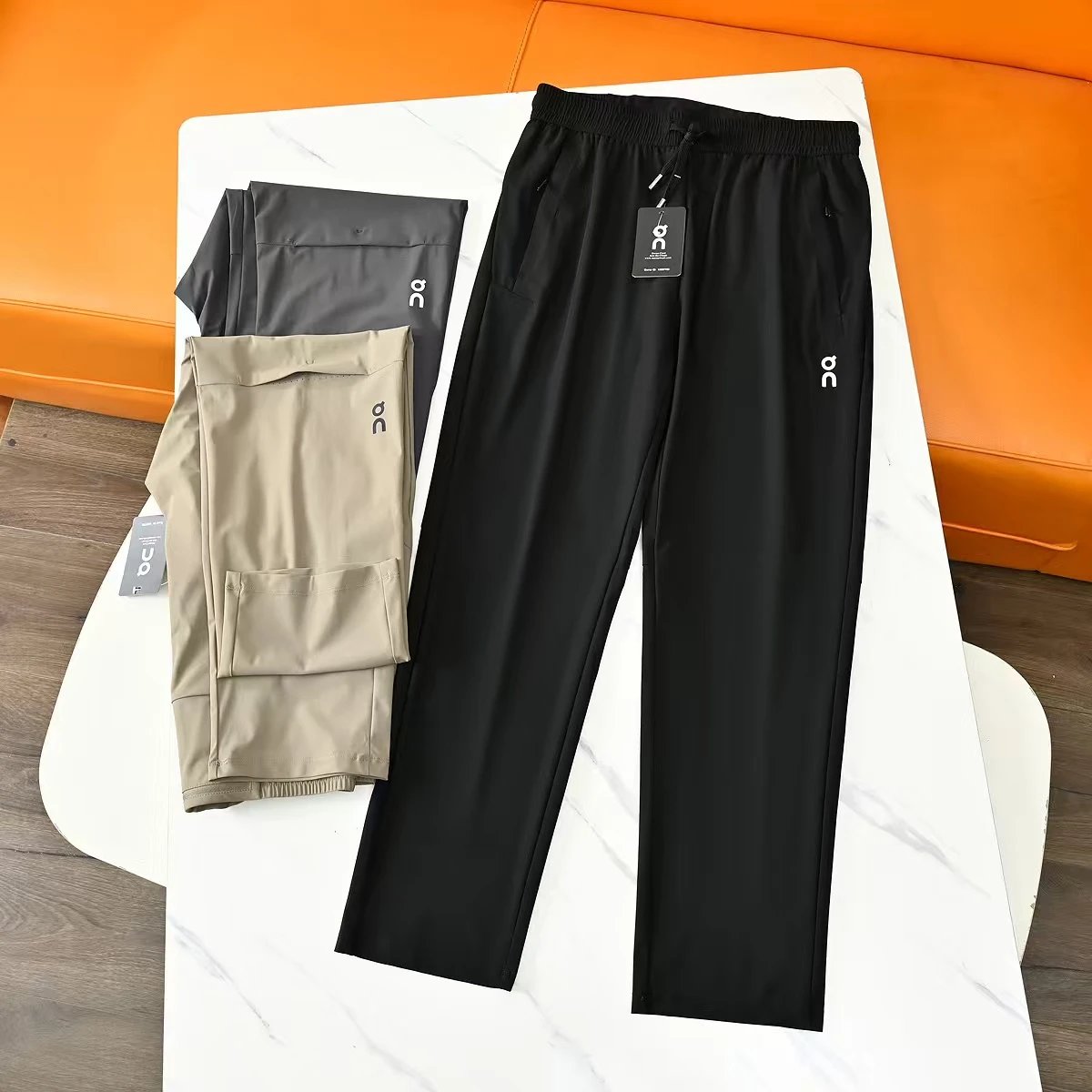 On Running Trail Pants Light Gray Pants - 15