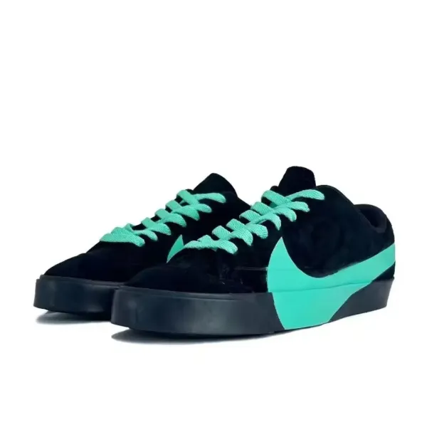 Nike Blazer Low '87 Velvet Black / Mint Green Sneakers - 1