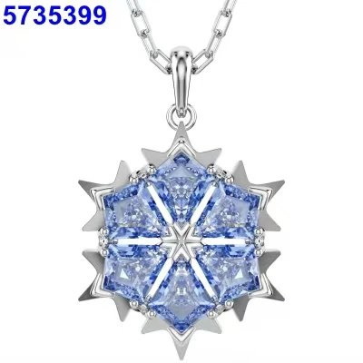 Design Garnet Crystal Halo Necklace Silver Jewelry - 28