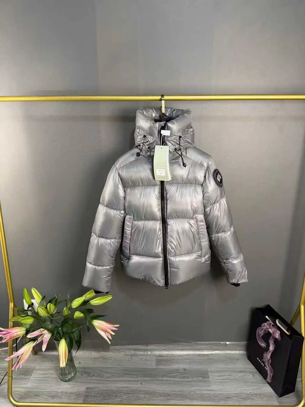 Canada Goose Down Jackets Quilted puffer jacket with Arctic Program sleeve patch image 11