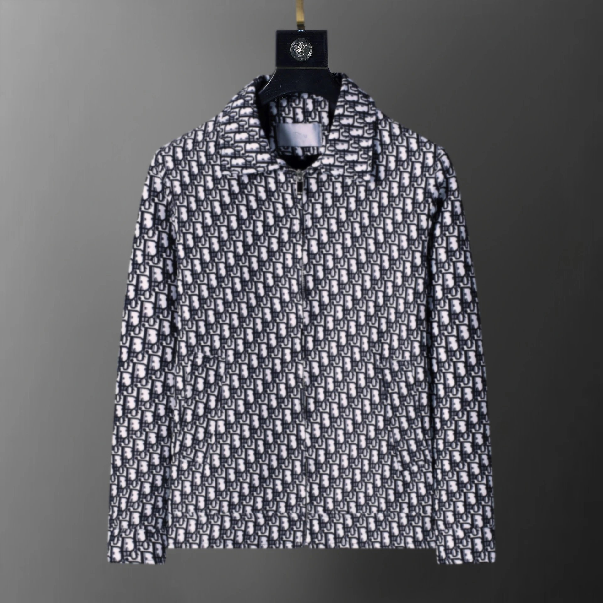 Dior Jackets Monogram zip-up bomber jacket image 11