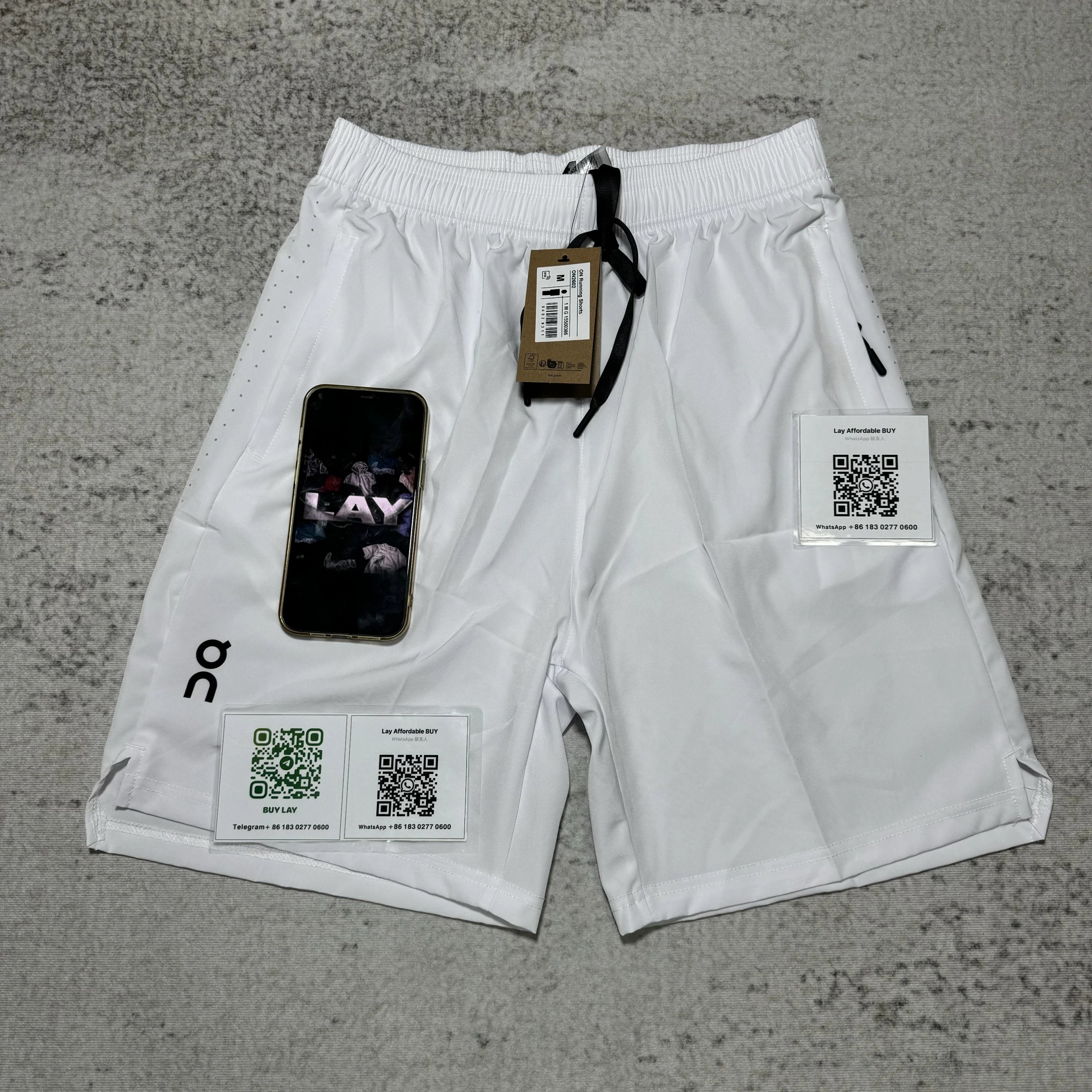 On Matching Sets Marble-print short-sleeve T-shirt and shorts set image 11