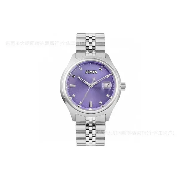 Design SGMTS Purple Dial Stainless Steel Watch Watches - 1