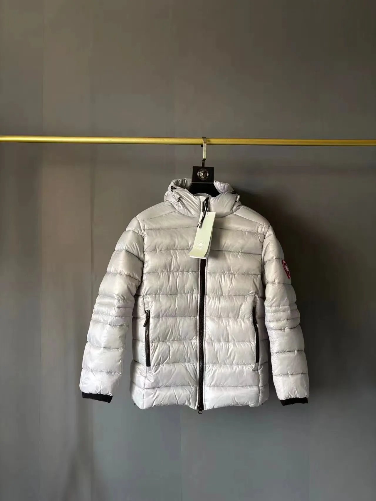 Canada Goose Down Jackets Quilted puffer jacket with Arctic Program sleeve patch — 26