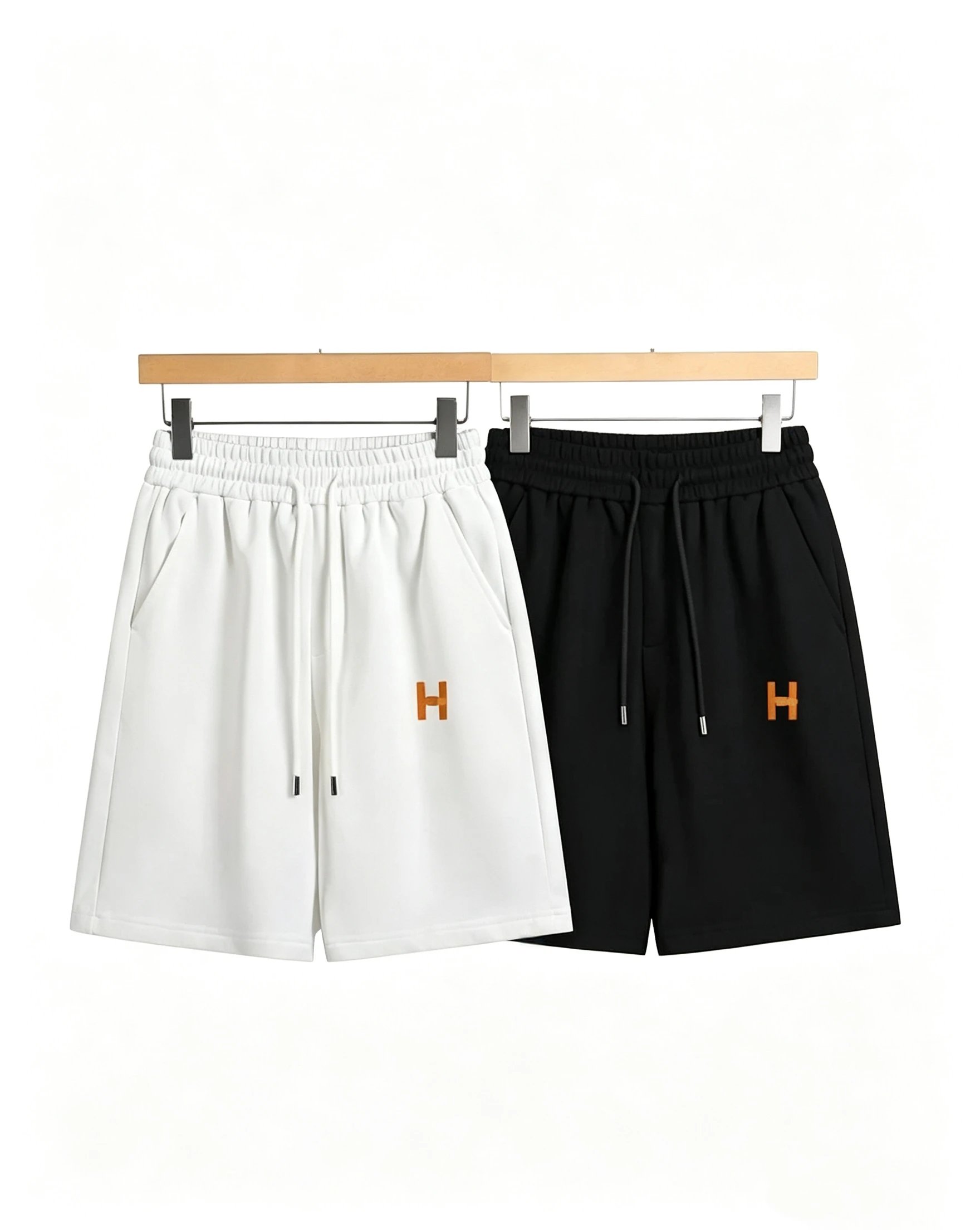 Hermès Shorts Embroidered H elastic-waist drawstring product image