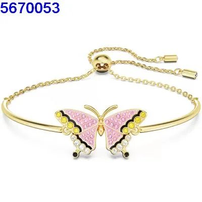 Design Gold-Tone Crystal Link Bracelet Jewelry - 17