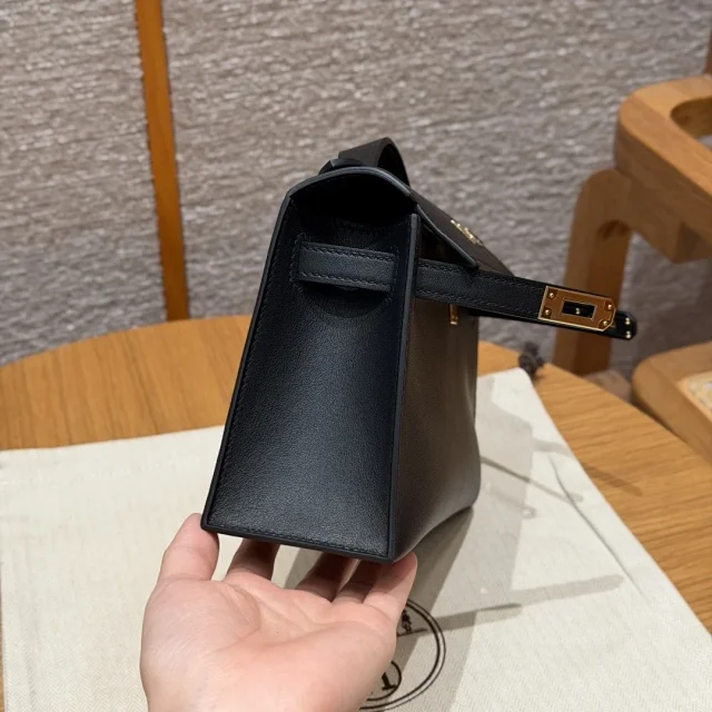 Unbranded Handbags Structured top-handle turn-lock handbag product detail image 10