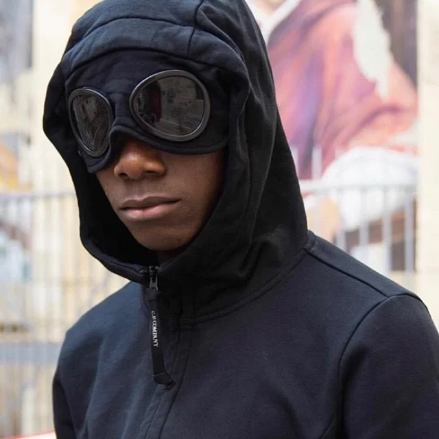 C.P. Company Hoodies & Sweatshirts Goggle Hood Zip-Up Hoodie product detail image 2