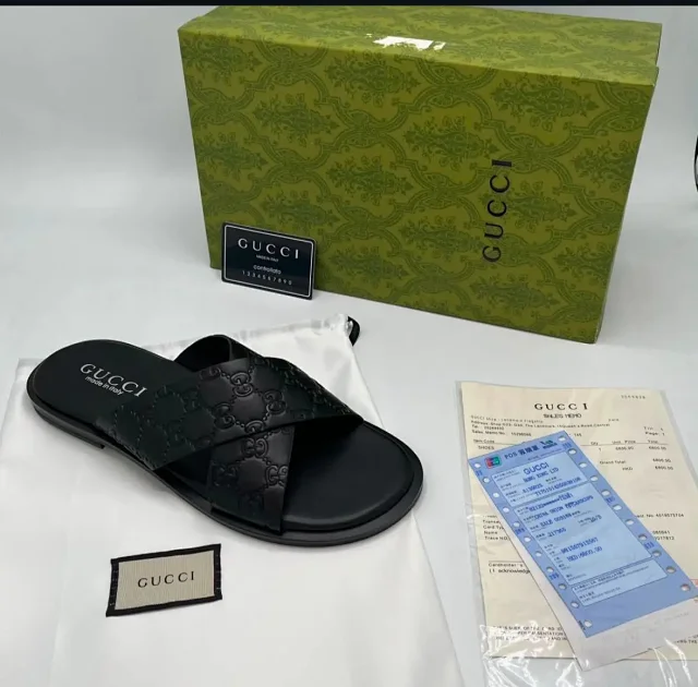 Dior Sandals Cross-strap slides with Oblique pattern product detail image 7