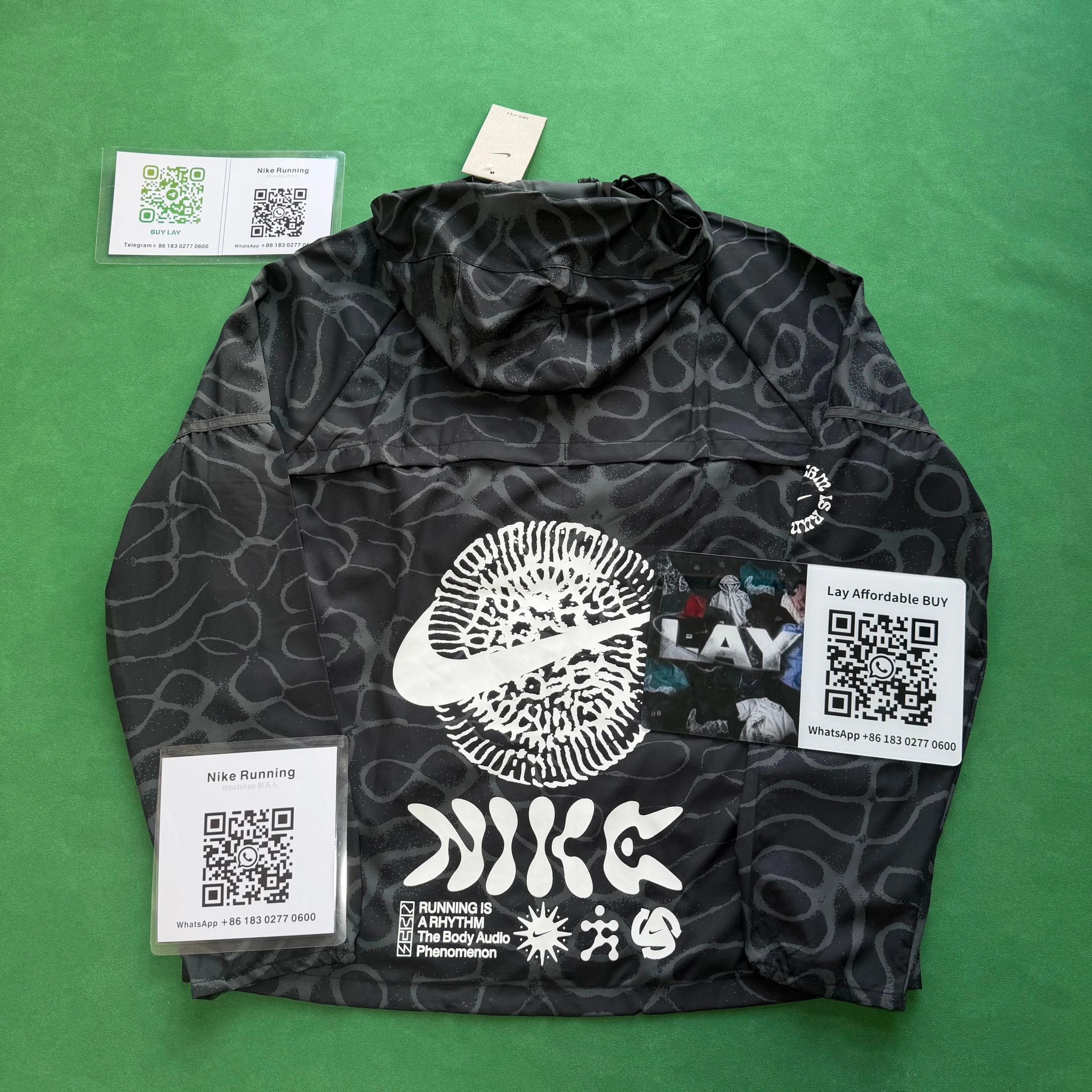 Nike Tracksuits Hooded zip-up patterned tracksuit image 4