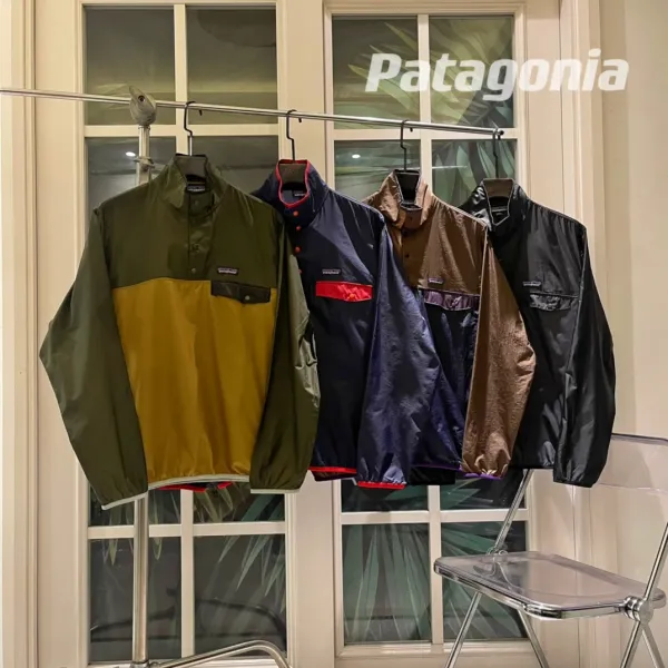 Patagonia Snap-T Pullover Fleece Jacket Multicolor Outerwear - 10