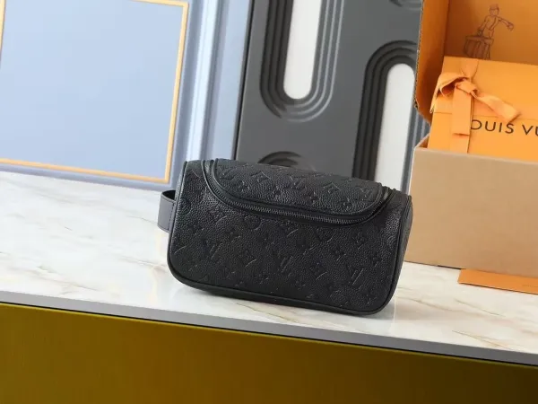 Louis Vuitton Monogram Empreinte Toiletry Bag Black Travel Bags - 1