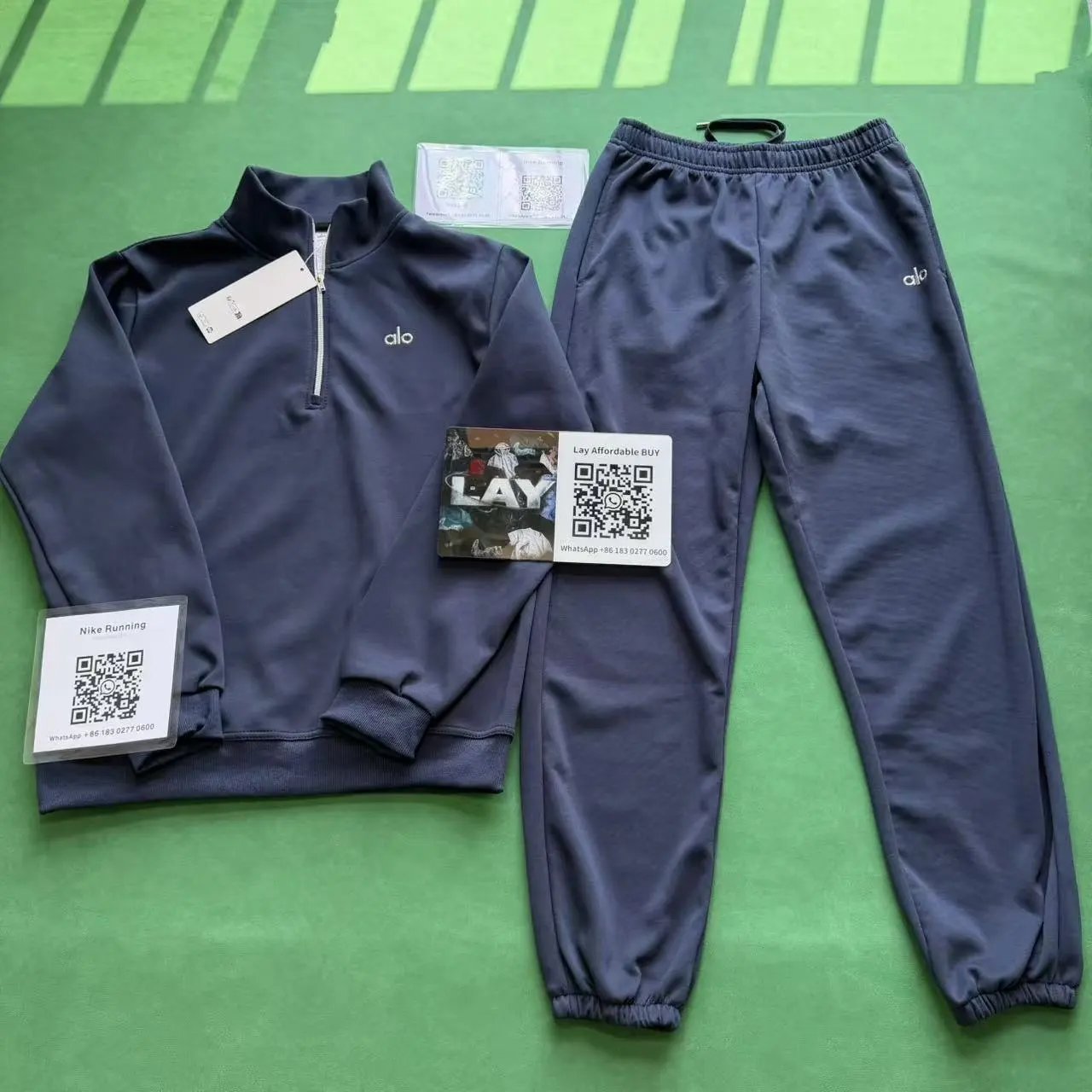Alo Yoga Hoodies & Sweatshirts Half-Zip Stand-Collar Sweatshirt image 5