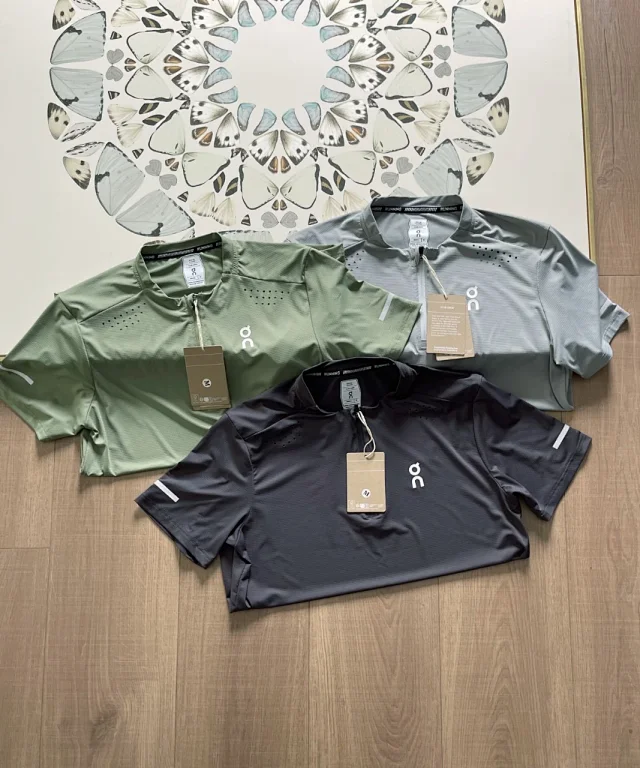 On T-Shirts Men's short-sleeve half-zip running T-shirt product detail image 5