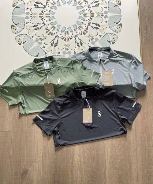 On Running Performance T-Shirt Sage Green Activewear Top - 6