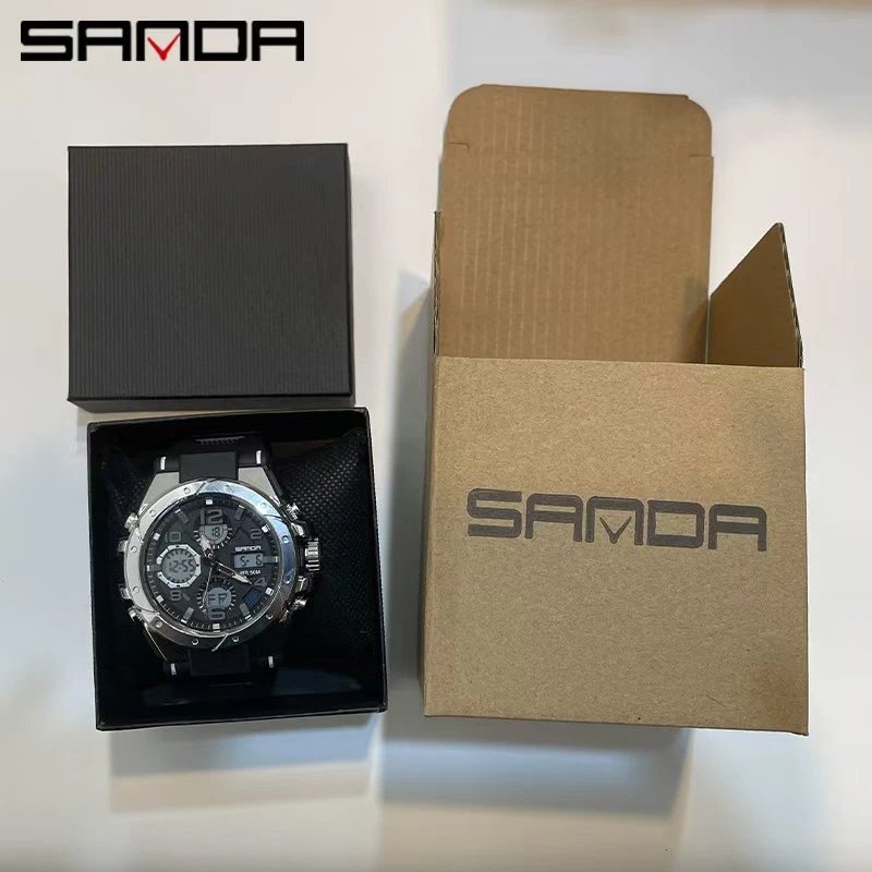 SANDA Watches Analog-Digital Sports Watch image 6