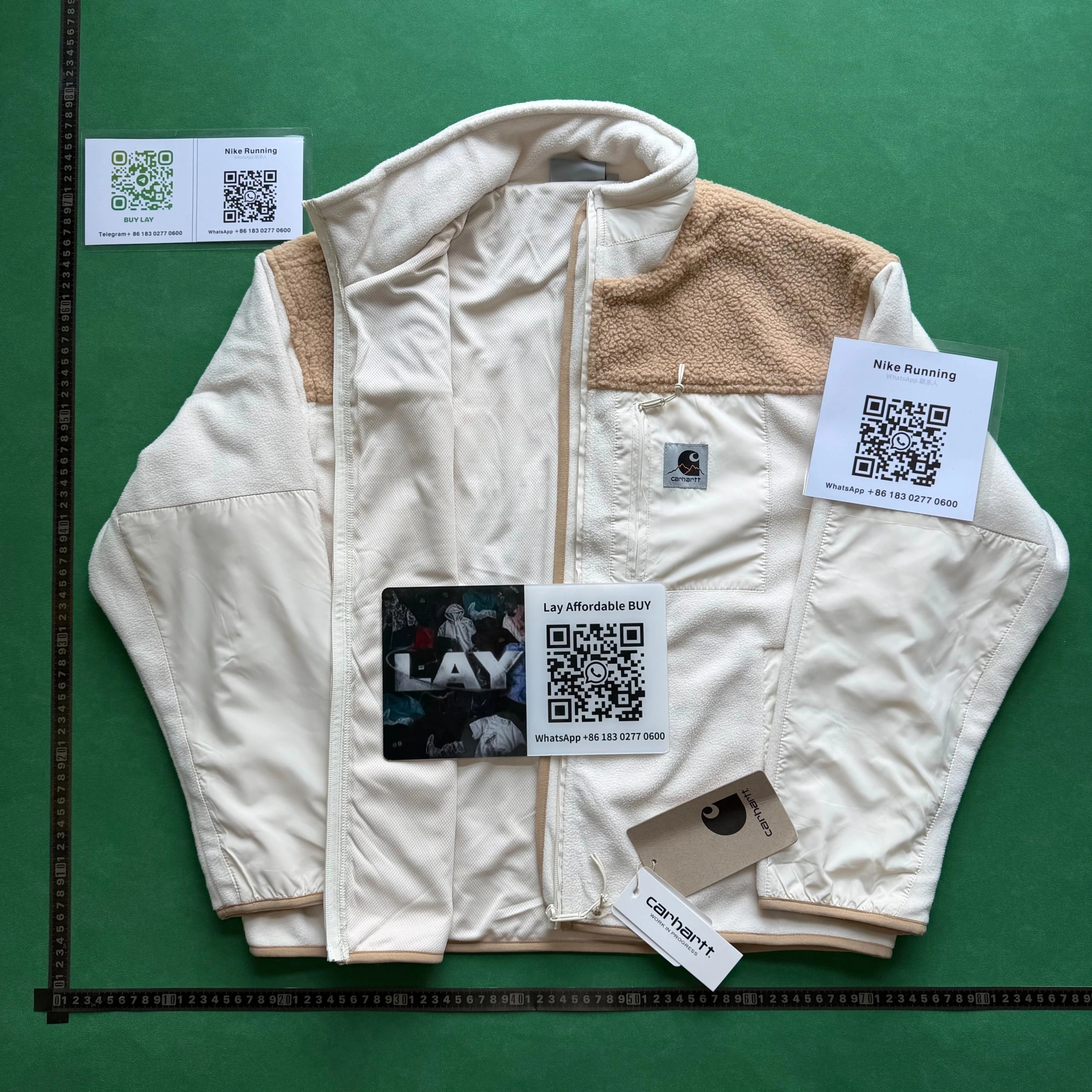 Carhartt Jackets Colorblock Sherpa Fleece High-Neck Zip Jacket image 4