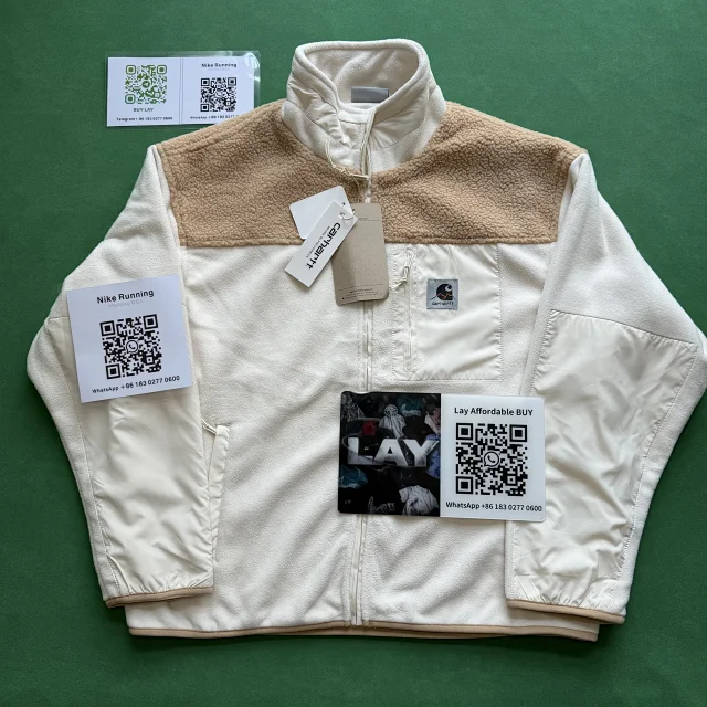 Carhartt Jackets Colorblock Sherpa Fleece High-Neck Zip Jacket product detail image 2