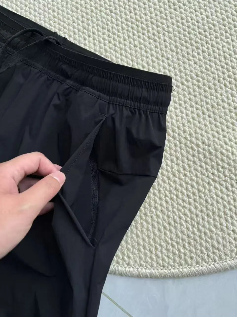 On Running Trail Pants Light Gray Pants - 7