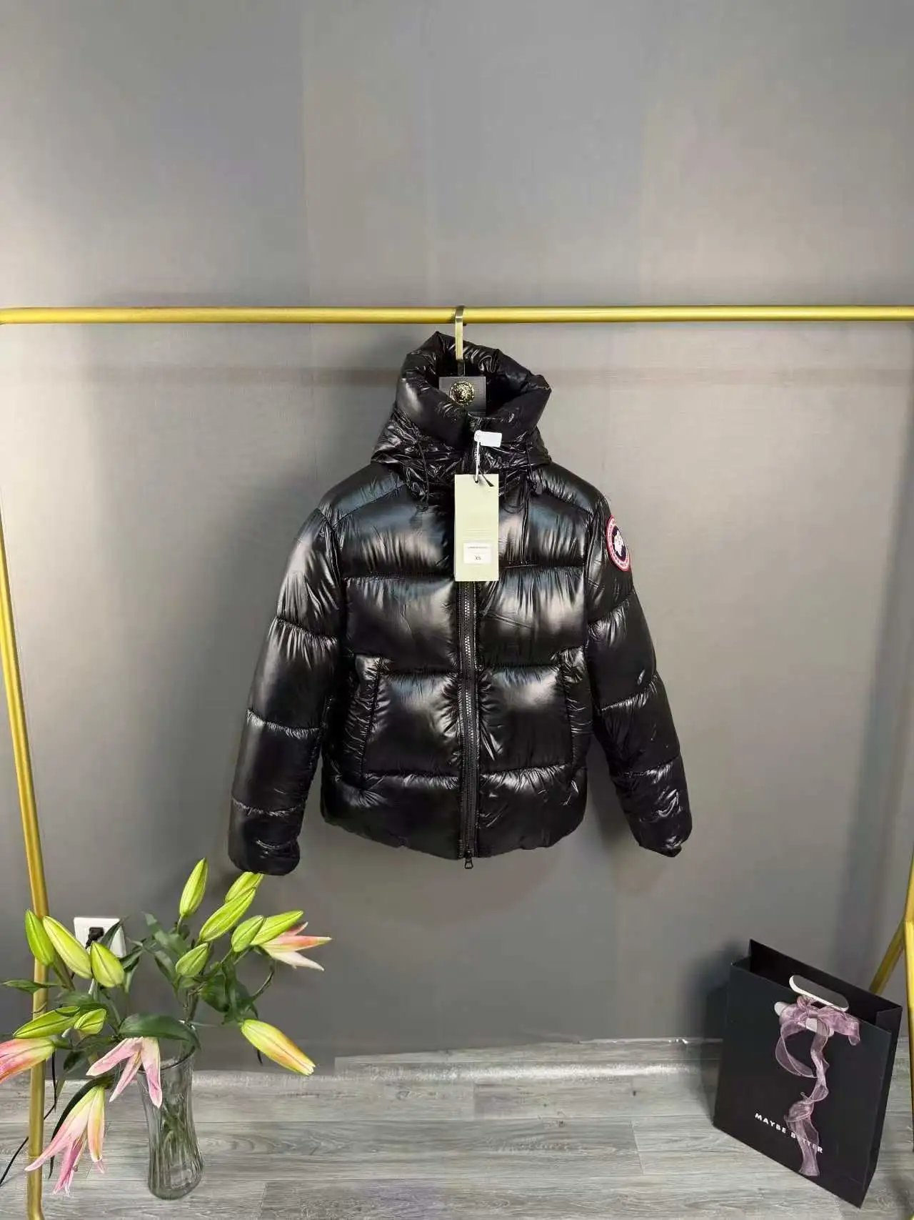 Canada Goose Down Jackets Quilted puffer jacket with Arctic Program sleeve patch image 10