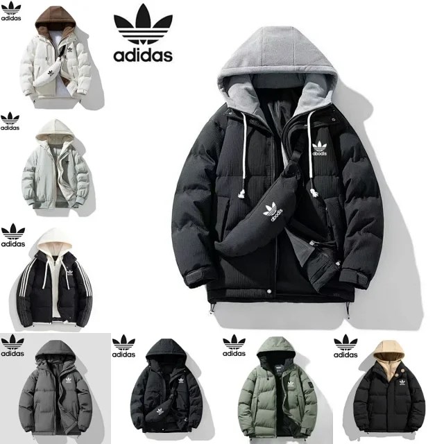 Adidas Down Jackets Hooded puffer jacket product detail image 4