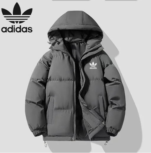 Adidas Originals Puffer Hooded Jacket Black / White Down Jacket - 4