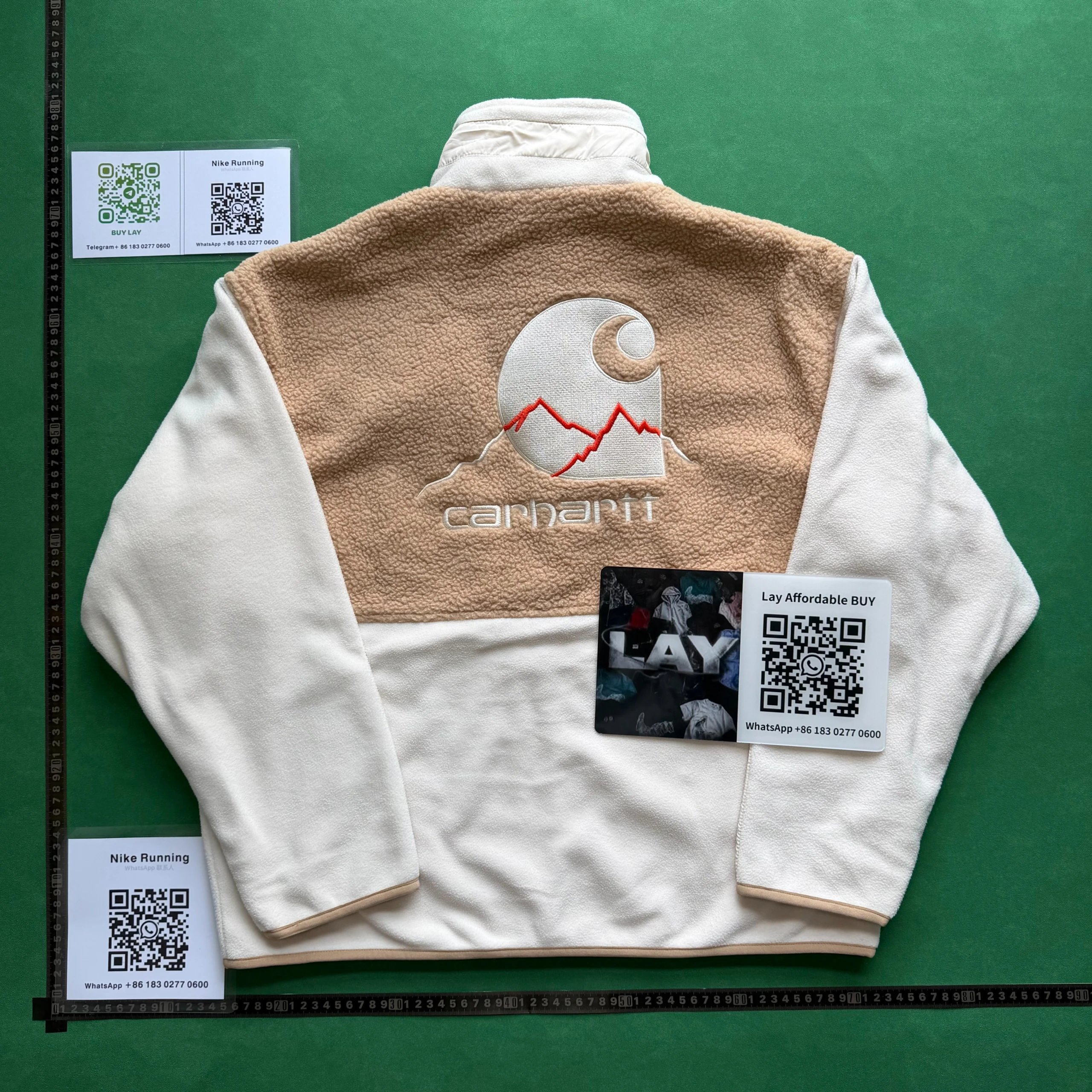 Carhartt Jackets Colorblock Sherpa Fleece High-Neck Zip Jacket image 5