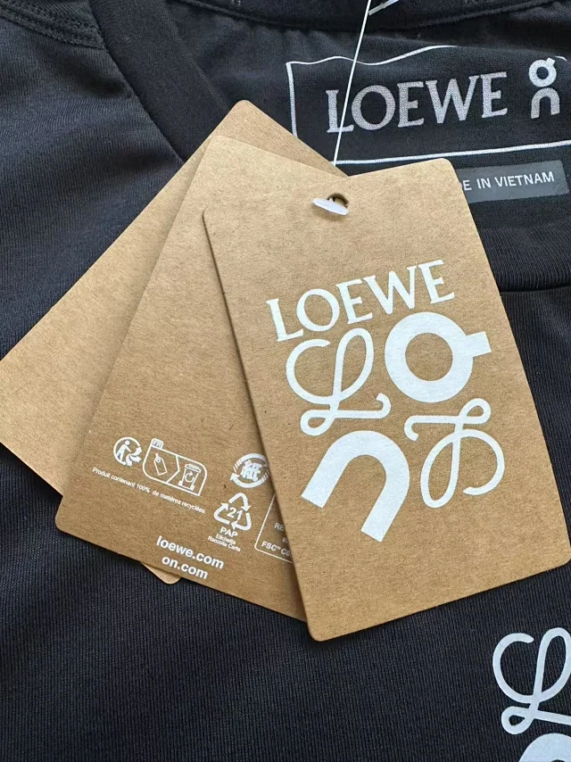 Loewe T-Shirts Short-Sleeve Anagram Logo T-Shirt product detail image 6