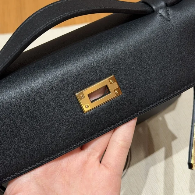 Unbranded Handbags Structured top-handle turn-lock handbag product detail image 8