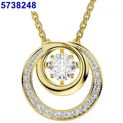 Swarovski Jewelry Crystal Halo Link Necklace product detail image 23